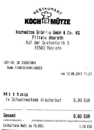 naive Hffner Kochmtze Restaurant